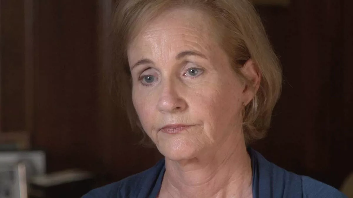 A close-up portrait of Lyn Ulbricht.