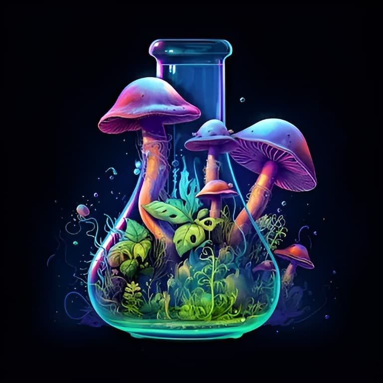 Background for Analysis of a psilomethoxin sample