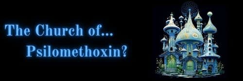 A dark banner with glowing blue text that reads 